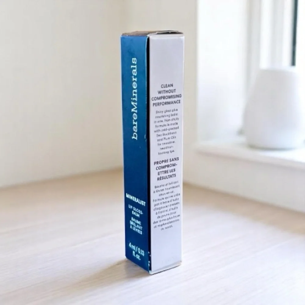 💎 bareMinerals MINERALIST Lip Gloss-Balm in Color Enlightenment Full-Size New